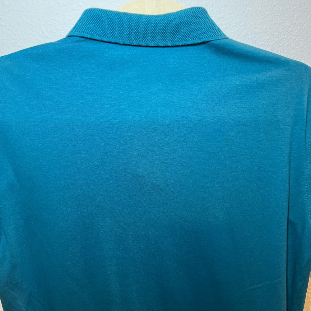 Emporio Armani Men’s Turquoise Solid Polo Size M - Picture 13 of 14